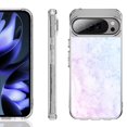 thumbnail image 1 of For Google Pixel 10 / 10 Pro Shockproof Phone Case, by OneToughShield - Marble Pink/Blue, 1 of 4