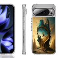 thumbnail image 1 of For Google Pixel 10 / 10 Pro Shockproof Phone Case, by OneToughShield - Melting Clock, 1 of 4