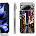 thumbnail image 1 of For Google Pixel 10 / 10 Pro Shockproof Phone Case, by OneToughShield - Neon Street, 1 of 4
