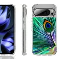 thumbnail image 1 of For Google Pixel 10 / 10 Pro Shockproof Phone Case, by OneToughShield - Peacock Feather, 1 of 4