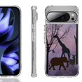 thumbnail image 1 of For Google Pixel 10 / 10 Pro Shockproof Phone Case, by OneToughShield - Twilight Safari, 1 of 4