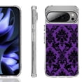 thumbnail image 1 of For Google Pixel 10 / 10 Pro Shockproof Phone Case, by OneToughShield - Victorian Purple/Black, 1 of 4