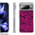 thumbnail image 1 of For Google Pixel 10 / 10 Pro Shockproof Phone Case, by OneToughShield - Zebra Pink, 1 of 4