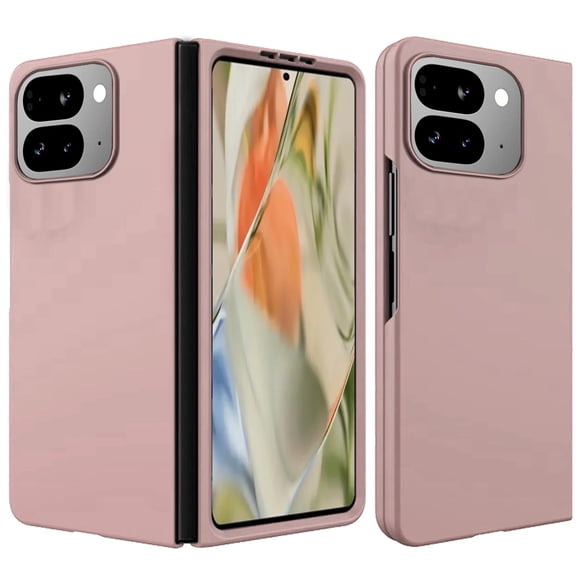 For Google Pixel 10 Pro Fold Flip Snap On Premium Matte Finish Case Cover - Rose Gold