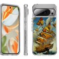 thumbnail image 1 of For Google Pixel 10 Pro XL Shockproof Protective Phone Case, by OneToughShield - Butterfly Ship, 1 of 4