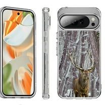 For Google Pixel 10 Pro XL Shockproof Protective Phone Case, by OneToughShield - Deer/Snow/Camo