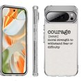 thumbnail image 1 of For Google Pixel 10 Pro XL Shockproof Protective Phone Case, by OneToughShield - Dictionary/Courage, 1 of 4