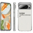 thumbnail image 1 of For Google Pixel 10 Pro XL Shockproof Protective Phone Case, by OneToughShield - Dictionary/Nope, 1 of 4