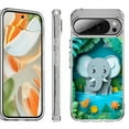 thumbnail image 1 of For Google Pixel 10 Pro XL Shockproof Protective Phone Case, by OneToughShield - Elephant Craft, 1 of 4