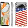 thumbnail image 1 of For Google Pixel 10 Pro XL Shockproof Protective Phone Case, by OneToughShield - Flag / USA, 1 of 4