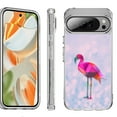thumbnail image 1 of For Google Pixel 10 Pro XL Shockproof Protective Phone Case, by OneToughShield - Flamingo / Polygon, 1 of 4