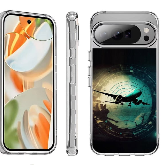 For Google Pixel 10 Pro XL Shockproof Protective Phone Case, by OneToughShield - Flight Tracker