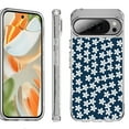 thumbnail image 1 of For Google Pixel 10 Pro XL Shockproof Protective Phone Case, by OneToughShield - Flower/Blue, 1 of 4