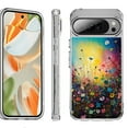 thumbnail image 1 of For Google Pixel 10 Pro XL Shockproof Protective Phone Case, by OneToughShield - Flower Field, 1 of 4
