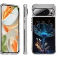 thumbnail image 1 of For Google Pixel 10 Pro XL Shockproof Protective Phone Case, by OneToughShield - Glowing Flower, 1 of 4
