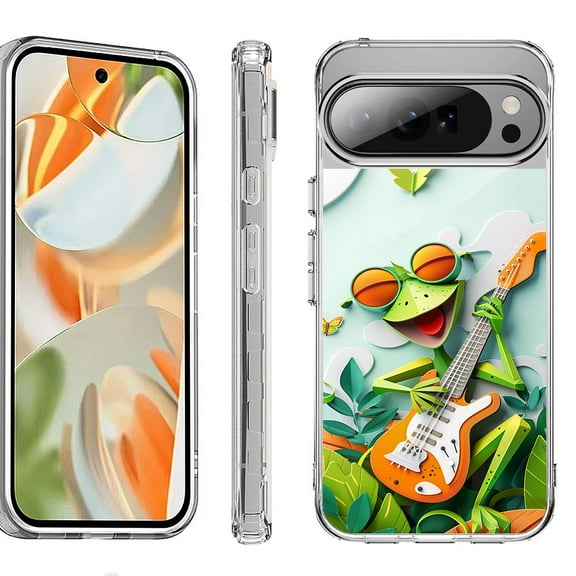 For Google Pixel 10 Pro XL Shockproof Protective Phone Case, by OneToughShield – Grasshopper