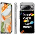 thumbnail image 1 of For Google Pixel 10 Pro XL Shockproof Protective Phone Case, by OneToughShield - Keep Calm Music, 1 of 4