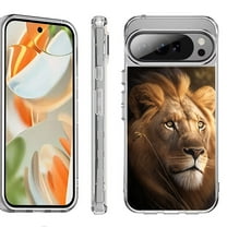 For Google Pixel 10 Pro XL Shockproof Protective Phone Case, by OneToughShield - Lion