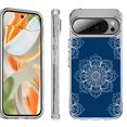 thumbnail image 1 of For Google Pixel 10 Pro XL Shockproof Protective Phone Case, by OneToughShield - Mandala / Blue, 1 of 4