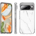 thumbnail image 1 of For Google Pixel 10 Pro XL Shockproof Protective Phone Case, by OneToughShield - Marble / White, 1 of 4