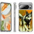 thumbnail image 1 of For Google Pixel 10 Pro XL Shockproof Protective Phone Case, by OneToughShield - Running Husky, 1 of 4