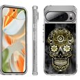 thumbnail image 1 of For Google Pixel 10 Pro XL Shockproof Protective Phone Case, by OneToughShield - Skull Smoke, 1 of 4