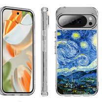 For Google Pixel 10 Pro XL Shockproof Protective Phone Case, by OneToughShield - Starry Night Paris