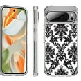 thumbnail image 1 of For Google Pixel 10 Pro XL Shockproof Protective Phone Case, by OneToughShield - Victorian White/Black, 1 of 4