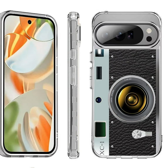For Google Pixel 10 Pro XL Shockproof Protective Phone Case, by OneToughShield - Vintage Camera