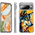 thumbnail image 1 of For Google Pixel 10 Pro XL Shockproof Protective Phone Case, by OneToughShield - Wolf Art, 1 of 4