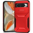 thumbnail image 1 of For Google Pixel 10 Pro XL Ultimate U Design Hybrid with Camera Window Covering - Red, 1 of 3