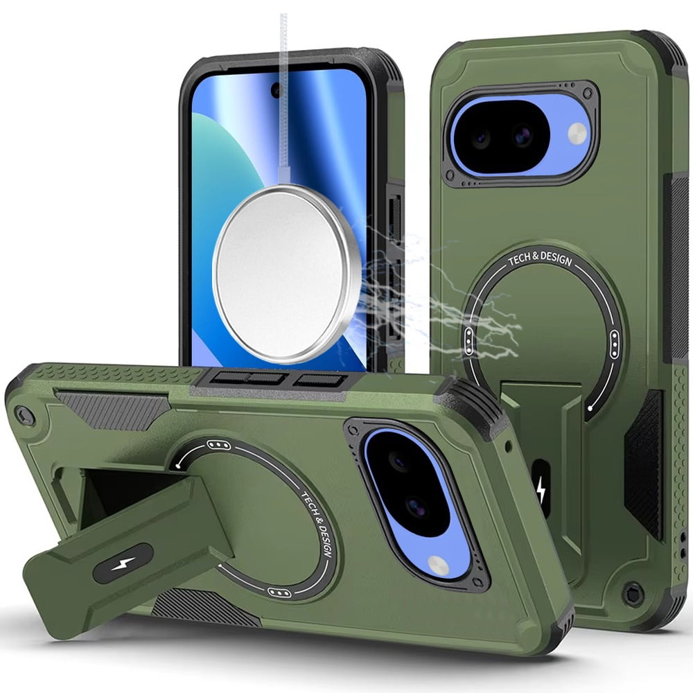 For Google Pixel 10a Sturdy Bracket Kickstand Magnetic Hybrid ...