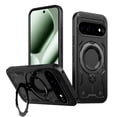 thumbnail image 1 of For Google Pixel 11 Pro XL Case With Invisible Magnetic O-Ring Stand Shockproof Phone Case,Black,For Pixel 11 Pro XL, 1 of 6