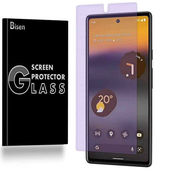 For Google Pixel 7 (2022) [BISEN] Tempered Glass Anti Blue Light [Eye Protection] Screen Protector, Anti-Scratch, Anti-Shock, Shatterproof, Bubble Free