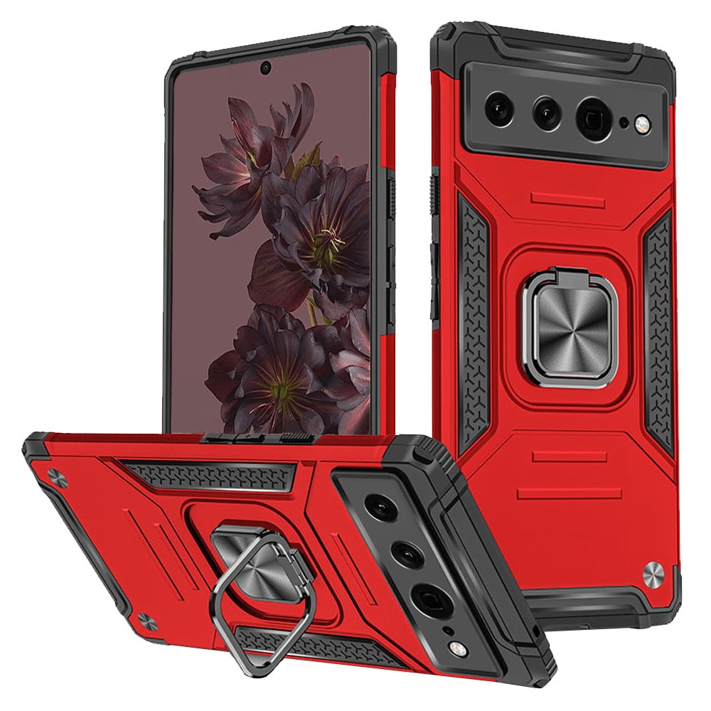 For Google Pixel 7 Pro Robust Magnetic Kickstand Hybrid Case Cover ...