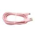 thumbnail image 1 of For Google Pixel 7a - 10ft Long USB-C Cable, Pink Charger Cord Power Wire Type-C Fast Charge Sync K6V, 1 of 5