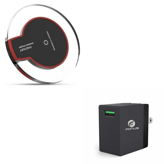 For Google Pixel 7a/7/Pro - Wireless Charger w Fast Home Charger, Fast 7.5W and 10W Charging Pad, 18W USB Quick Charge Port for Google Pixel 7a/7/Pro Phones