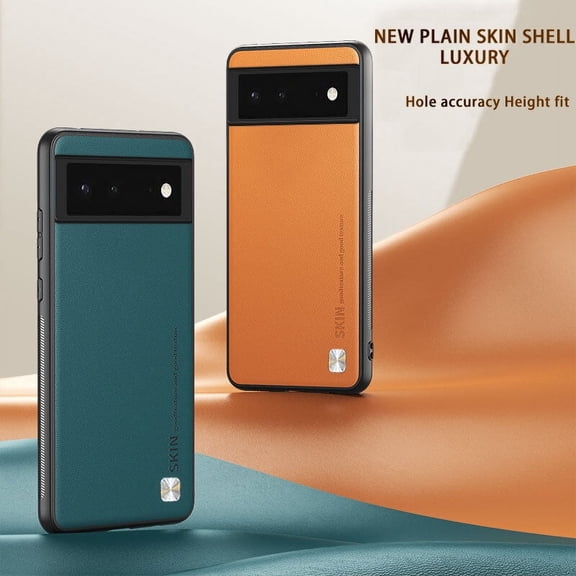 For Google Pixel 7a Shockproof Slim Ultra Thin PU Leather Case Protective Simple Back Shell Case Cover