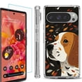 thumbnail image 1 of For Google Pixel 9 / 9 Pro Phone Case Cover, Shockproof Bumper Case with Tempered Glass Screen Protector, by OneToughShield - Beagle, 1 of 4