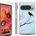 thumbnail image 1 of For Google Pixel 9 / 9 Pro Phone Case Cover, Shockproof Bumper Case with Tempered Glass Screen Protector, by OneToughShield - Bird at Dawn, 1 of 4