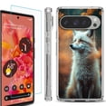 thumbnail image 1 of For Google Pixel 9 / 9 Pro Phone Case Cover, Shockproof Bumper Case with Tempered Glass Screen Protector, by OneToughShield - Fox Autumn, 1 of 4