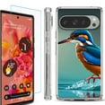 thumbnail image 1 of For Google Pixel 9 / 9 Pro Phone Case Cover, Shockproof Bumper Case with Tempered Glass Screen Protector, by OneToughShield - Kingfisher, 1 of 4