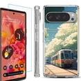 thumbnail image 1 of For Google Pixel 9 / 9 Pro Phone Case Cover, Shockproof Bumper Case with Tempered Glass Screen Protector, by OneToughShield - Kyoto Summer, 1 of 4