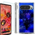 thumbnail image 1 of For Google Pixel 9 / 9 Pro Phone Case Cover, Shockproof Bumper Case with Tempered Glass Screen Protector, by OneToughShield - Night Tree, 1 of 4