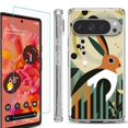 thumbnail image 1 of For Google Pixel 9 / 9 Pro Phone Case Cover, Shockproof Bumper Case with Tempered Glass Screen Protector, by OneToughShield - Rabbit, 1 of 4
