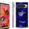 thumbnail image 1 of For Google Pixel 9 / 9 Pro Phone Case Cover, Shockproof Bumper Case with Tempered Glass Screen Protector, by OneToughShield - Virgo, 1 of 4