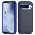 thumbnail image 1 of For Google Pixel 9 Pro 6.3 inch Shockproof Rugged Full Body Protection Heavy Duty Dust/Drop Proof 3-Layer Cover Case​,Blue,For Google Pixel 9 Pro, 1 of 8