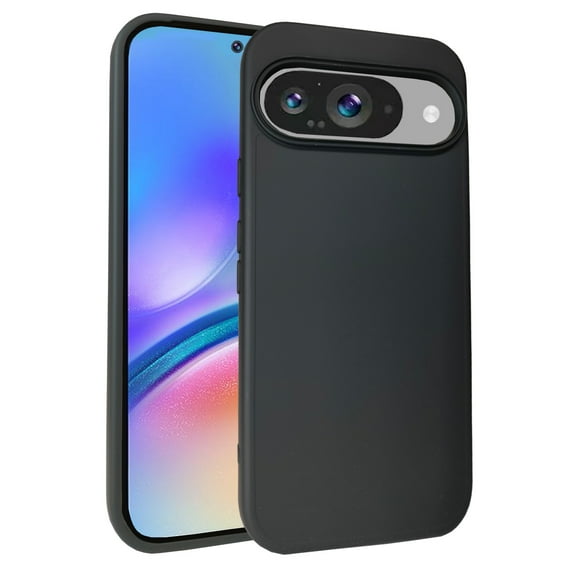 For Google Pixel 9 Pro / Pixel 9 TPU Full Body Scratch Proof Shockproof Protective Hybrid Case Cover Black
