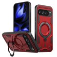 thumbnail image 1 of For Google Pixel 9 Pro XL Case With Invisible Magnetic O-Ring Stand Shockproof Phone Case,Red,For Pixel 9 Pro XL, 1 of 6