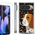 thumbnail image 1 of For Google Pixel 9 Pro XL Phone Case Cover, Shockproof Bumper Case with Tempered Glass Screen Protector, by OneToughShield - Beagle, 1 of 4